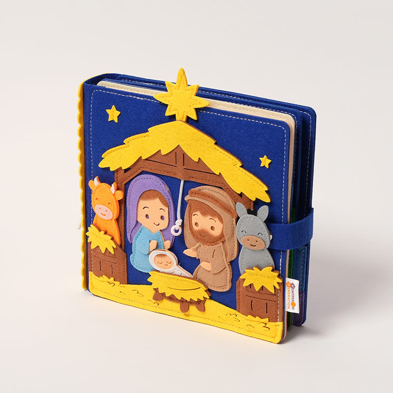 Montessori Nativity Scene Soft Book