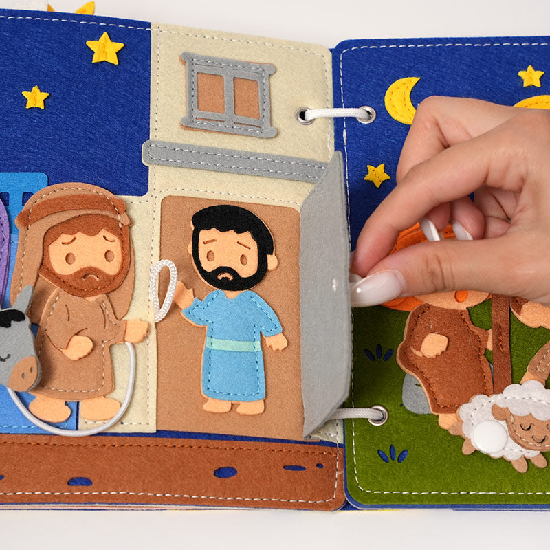 Montessori Nativity Scene Soft Book