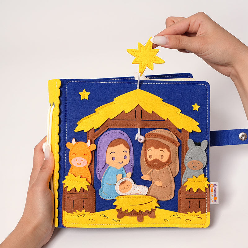 Montessori Nativity Scene Soft Book